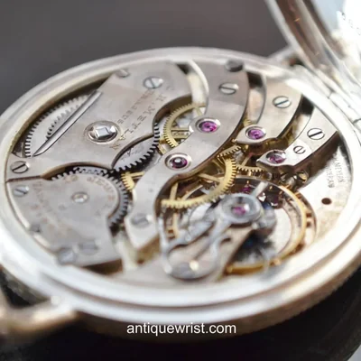 Vintage pocket watch wristwatch conversion — original movement preserved